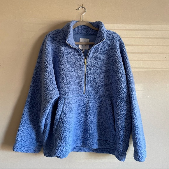 aerie Tops - Aerie Sherpa Quarter Zip (XL)